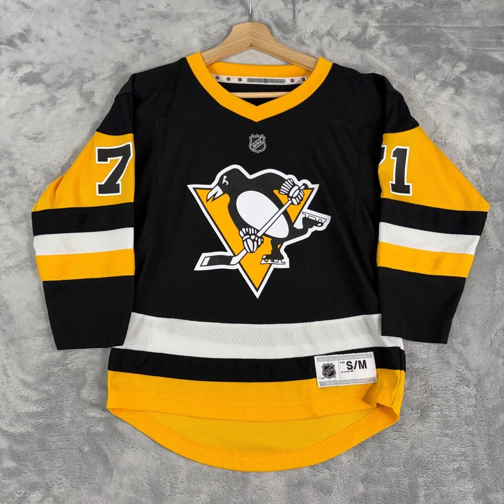 Pittsburgh Penguins Jersey Evgeni Malkin 71 Youth Small Black NHL Hockey